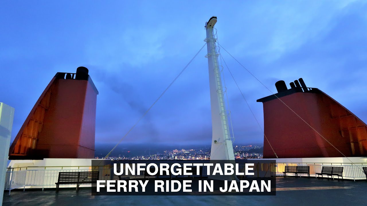 Taking an Old Overnight Ferry from Beppu to Osaka Japan